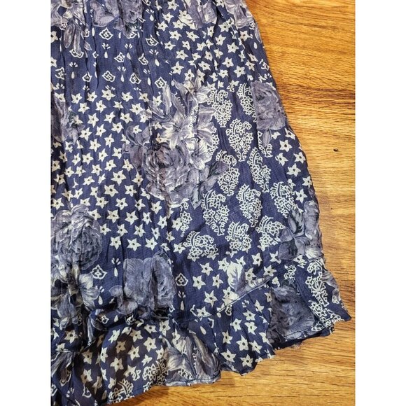 Vintage 90’s Retro Star of India Skirt Bohemian Flowy Maxi Size L - Picture 11 of 13